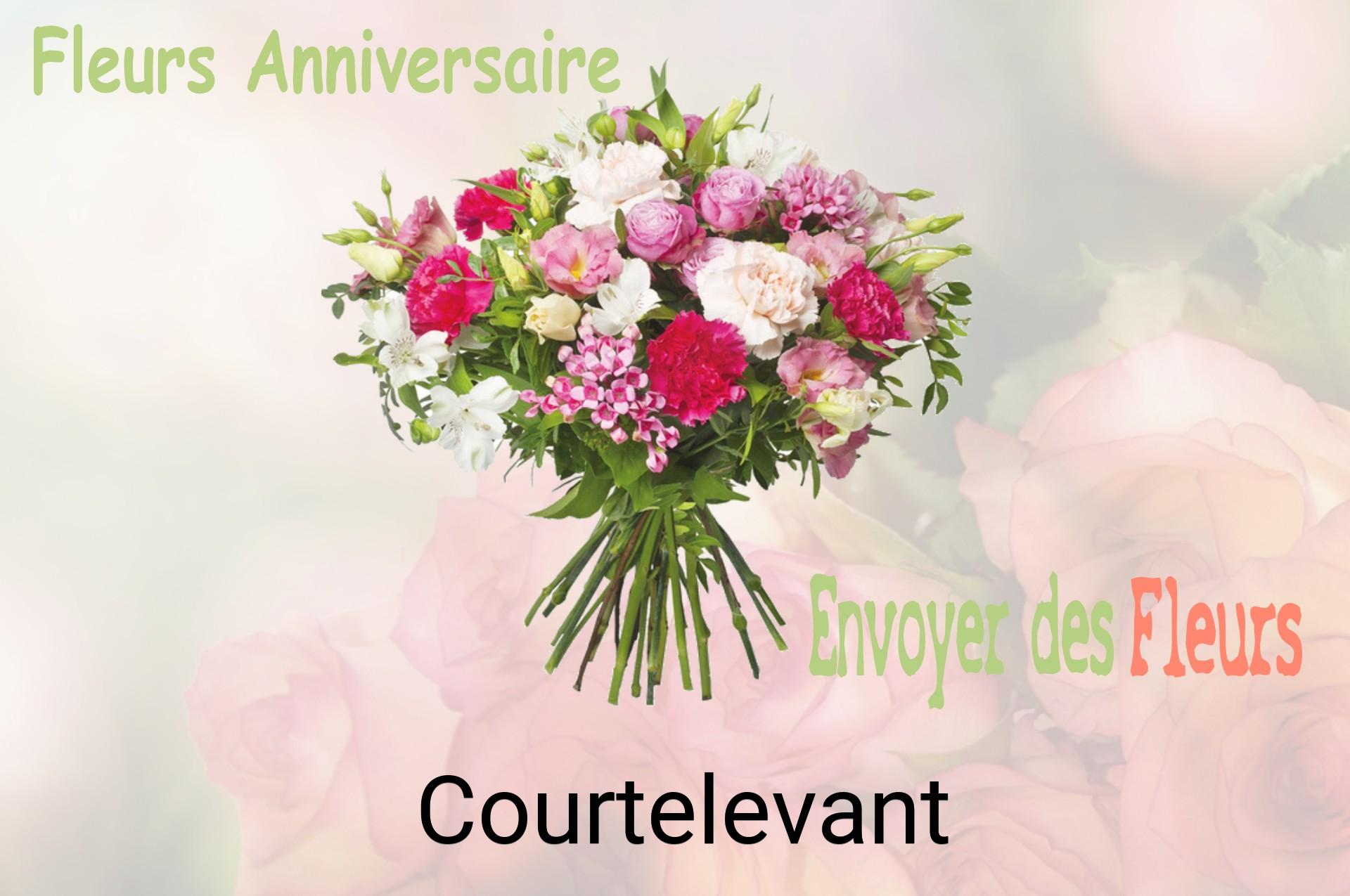 Bouquet de fleurs d’anniversaire livré à Courtelevant